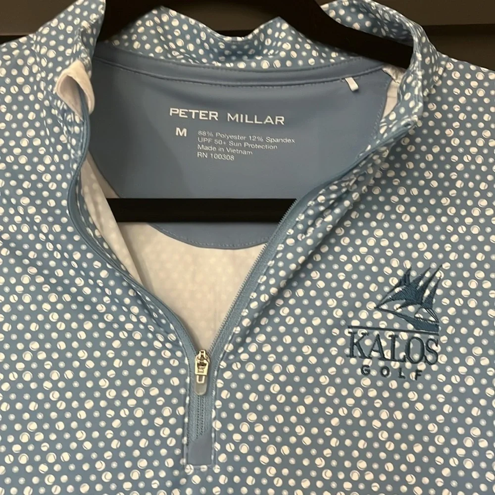 Peter Millar Kalos Golf Necessities Light Weight Women's Sun Shirt -Size M